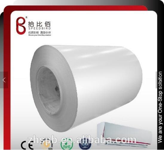 PVC Film Laminated steel sheet Stamped air conditioner shell